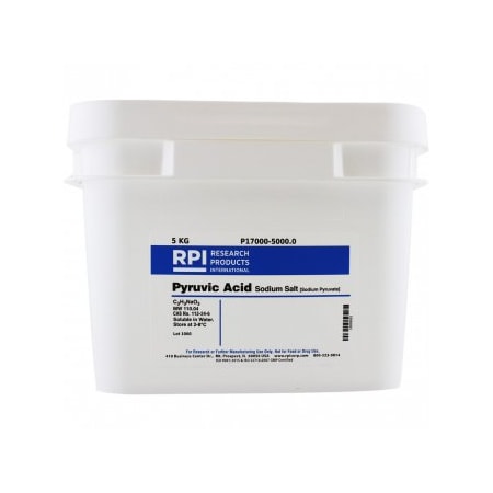 Rpi Pyruvic Acid Sodium Salt, 5 KG P17000-5000.0